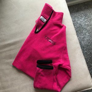 Vintage Guess Cropped Half-Zip